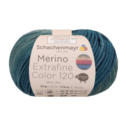 MERINO EXTRAFINE COLOR 120 - EMERALD COLOR (00474)