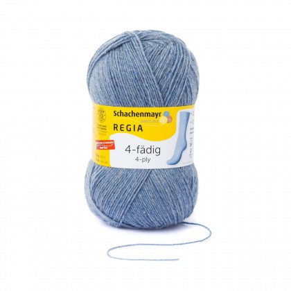 4-FÄDIG 100g - GRAUBLAU MELIERT (01980)