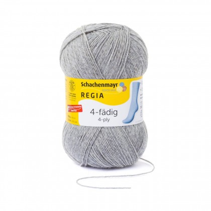 4-FÄDIG 100g - HELLGRAU MELIERT (01991)