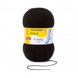 4-FÄDIG 100g - SCHWARZ (02066)