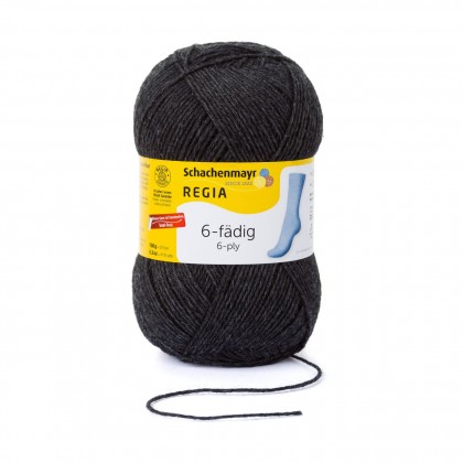 6-FÄDIG 150g - ANTHRAZIT MELIERT (00522)