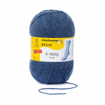 6-FÄDIG 150g - JEANS MELIERT (02137)