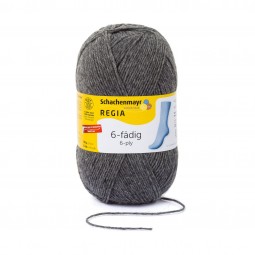 6-FÄDIG 150g - MITTELGRAU MELIERT (00044)