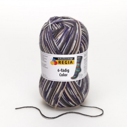 6-FÄDIG COLOR 150g - IRLAND GRAU (05858)