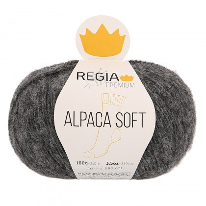 ALPACA SOFT 4-FÄDIG - PREMIUM - ANTHRAZIT MELIERT (00095)