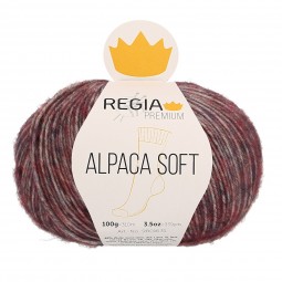 ALPACA SOFT 4-FÄDIG - PREMIUM - BERRY MELIERT (00084)