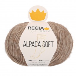 ALPACA SOFT 4-FÄDIG - PREMIUM - CAMEL MELIERT (00020)