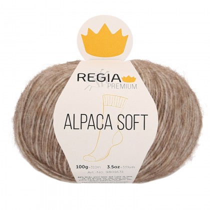 ALPACA SOFT 4-FÄDIG - PREMIUM - CAMEL MELIERT (00020)