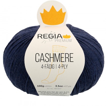 CASHMERE 4-FÄDIG - PREMIUM - EVENING BLUE (00058)