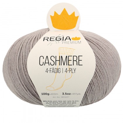 CASHMERE 4-FÄDIG - PREMIUM - GREY (00096)