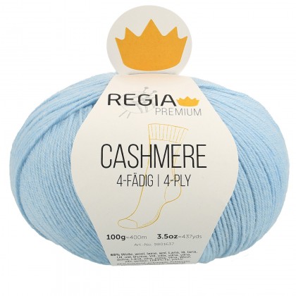 CASHMERE 4-FÄDIG - PREMIUM - SKY BLUE (00052)