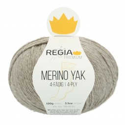 MERINO YAK 4-FÄDIG - PREMIUM - BEIGE MELIERT (07510)
