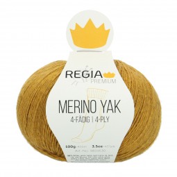 MERINO YAK 4-FÄDIG - PREMIUM - GOLD MELIERT (07504)