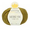MERINO YAK 4-FÄDIG - PREMIUM - GRAS GREEN MELIERT (07516)