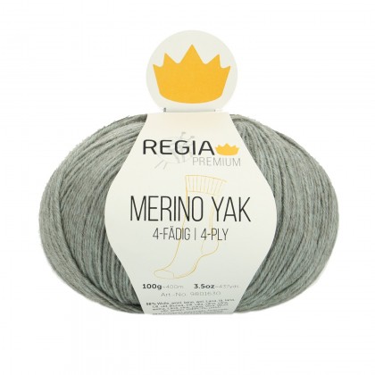 MERINO YAK 4-FÄDIG - PREMIUM - MINT MELIERT (07513)