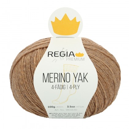 MERINO YAK 4-FÄDIG - PREMIUM - PUDER MELIERT (07505)