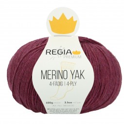 MERINO YAK 4-FÄDIG - PREMIUM - RASPBERRY MELIERT (07517)