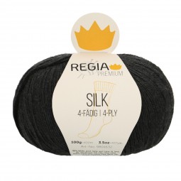 SILK 4-FÄDIG - PREMIUM - SCHWARZ (00099)