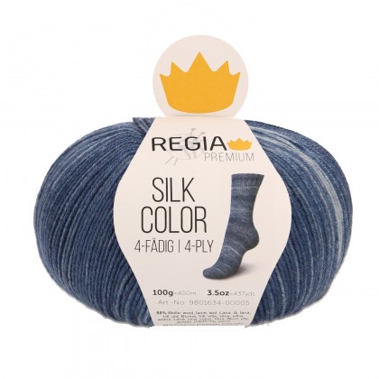 SILK COLOR 4-FÄDIG - PREMIUM - JEANS COLOR (00053)