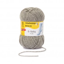 UNI 6-FÄDIG - FLANELL MELIERT (00033)