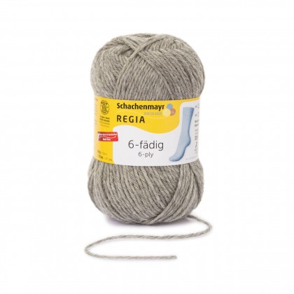 UNI 6-FÄDIG - FLANELL MELIERT (00033)