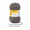 UNI 6-FÄDIG - MITTELGRAU MELIERT (00044)